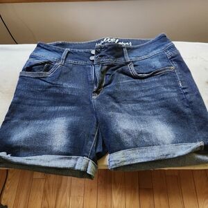 Wallflower denim shorts